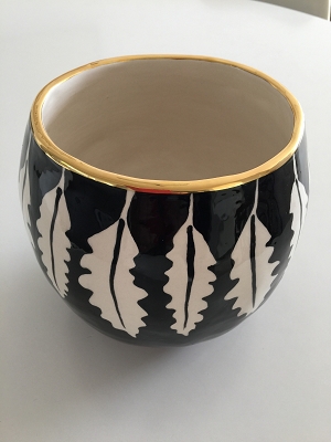 Eichenblatt Vase